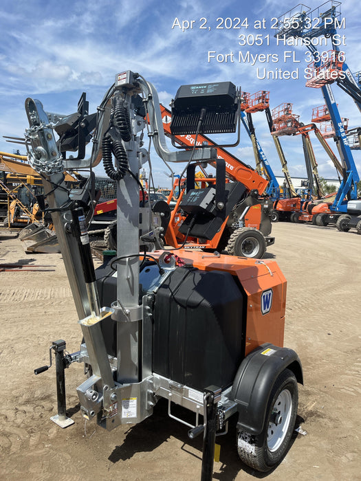 2023 Wanco WLTT-4MM4K Diesel, Deep Sea Controller, Shore Power Plug, Auto Start, (4) 350W LED Floodlights, 4kW Generator, 60 Gal Fuel Tank, 2" Ball, T3