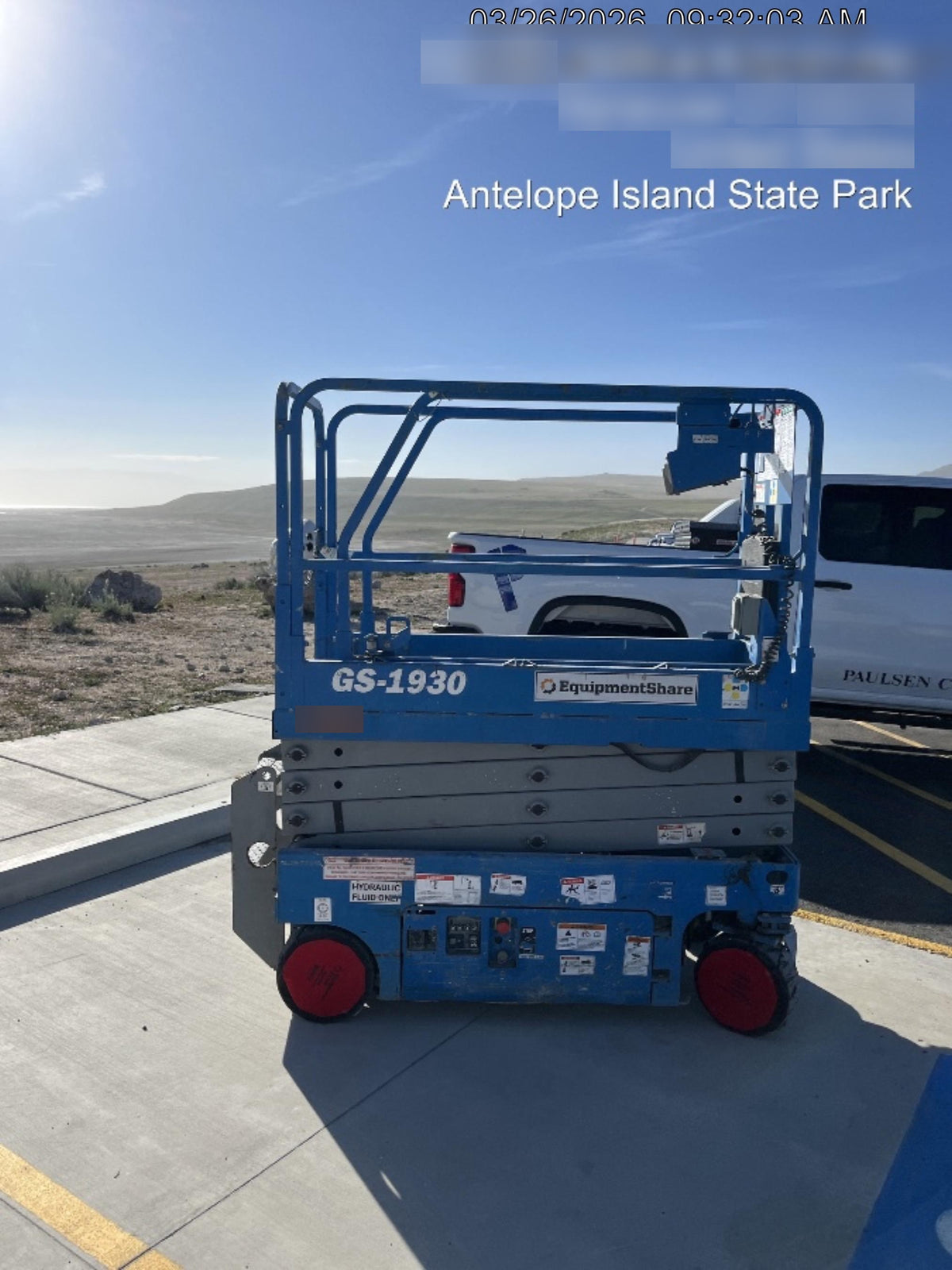 2019 Genie GS-1930 Fixed rails with chain Entry