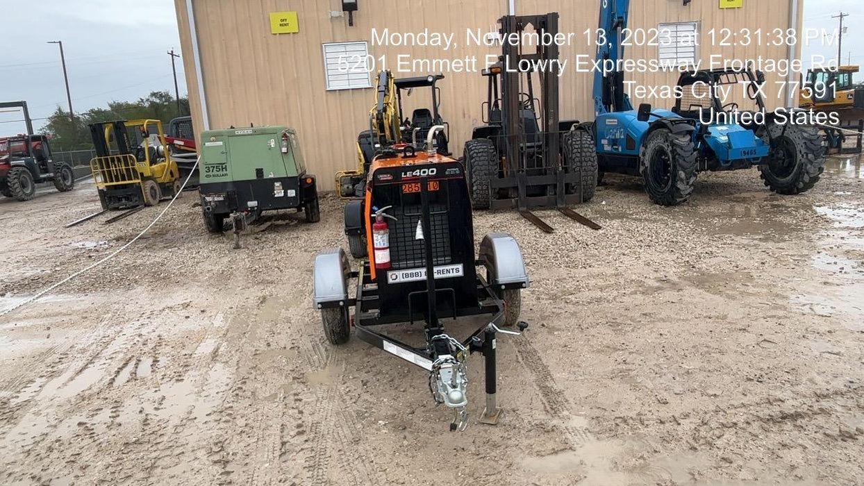 2022 Lincoln Electric LE400 Kubota V1505, Trlr, Cable Rack, Light Kit, ES Decals, T3