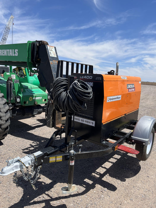 2023 Lincoln Electric LE400 Kubota V1505, Trlr, Cable Rack, Light Kit, ES Decals, T3