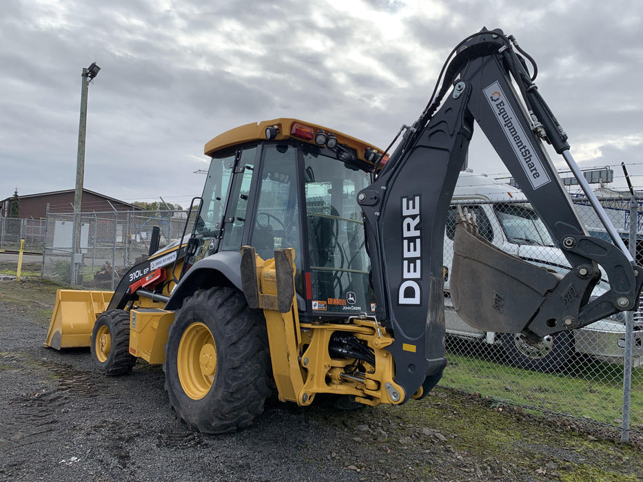 2020 John Deere 310LEP Cab/Heat/Air, 4WD, Standard Stick, Pilot Controls, 2 Way Hydraulics, TAG Manual QC