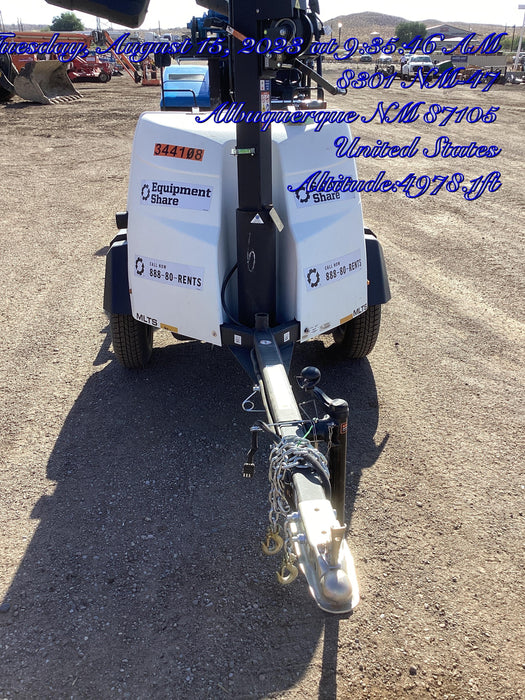 2023 Generac MLT2 Diesel, Flex Switch 120V Input, Powerzone Controller, (4) 320W LED Lights, 4kW Generator, 39.9 Gal Fuel Tank, 2" Ball, T3