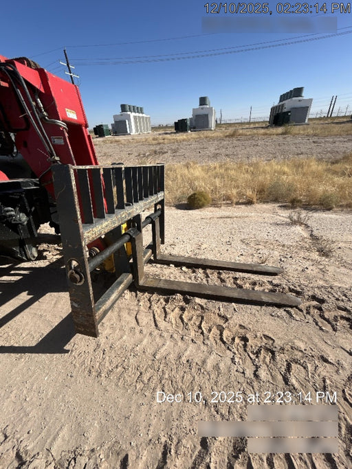 2019 Manitou MTA12042 120hp T4F, Cab/Heat/Air, Cab and Boom LED work lights, Auxiliary Hydraulics, Solid Tires, Amber strobe, Lift Hook 66" Carriage, 60" Forks
