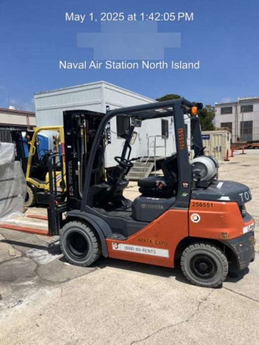 2022 TOYOTA 8FGU25 LP w/ Scale