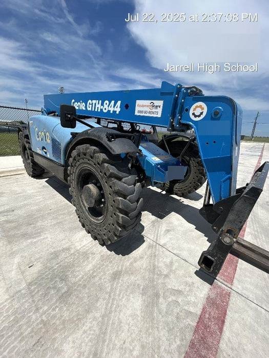 2018 Genie GTH-844 GTH-844 w/Open ROPS, Solid Tires, beacon/work lights, 60" carriage/forks