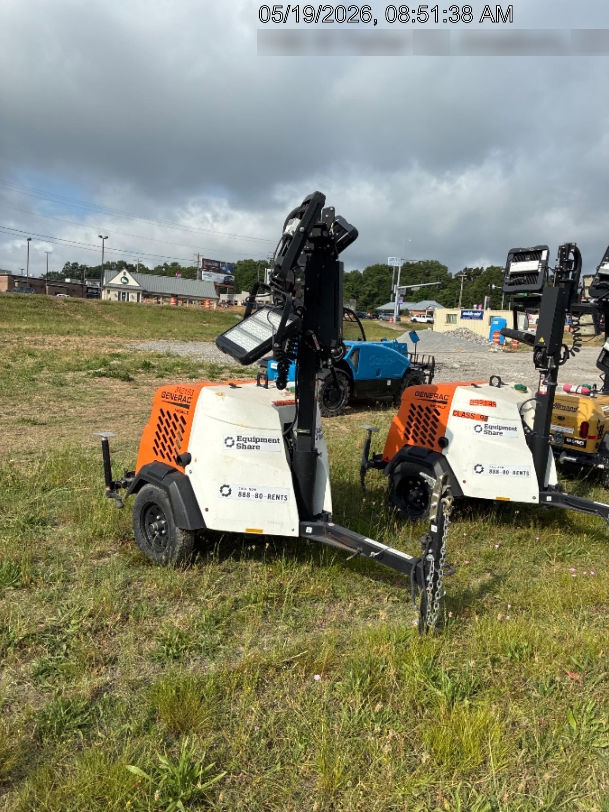 2024 Generac MLT2 Diesel, Flex Switch 120V Input, Powerzone Controller, 
(4) 320W LED Lights, 4kW Generator, 39.9 Gal Fuel Tank, 2" Ball, T3