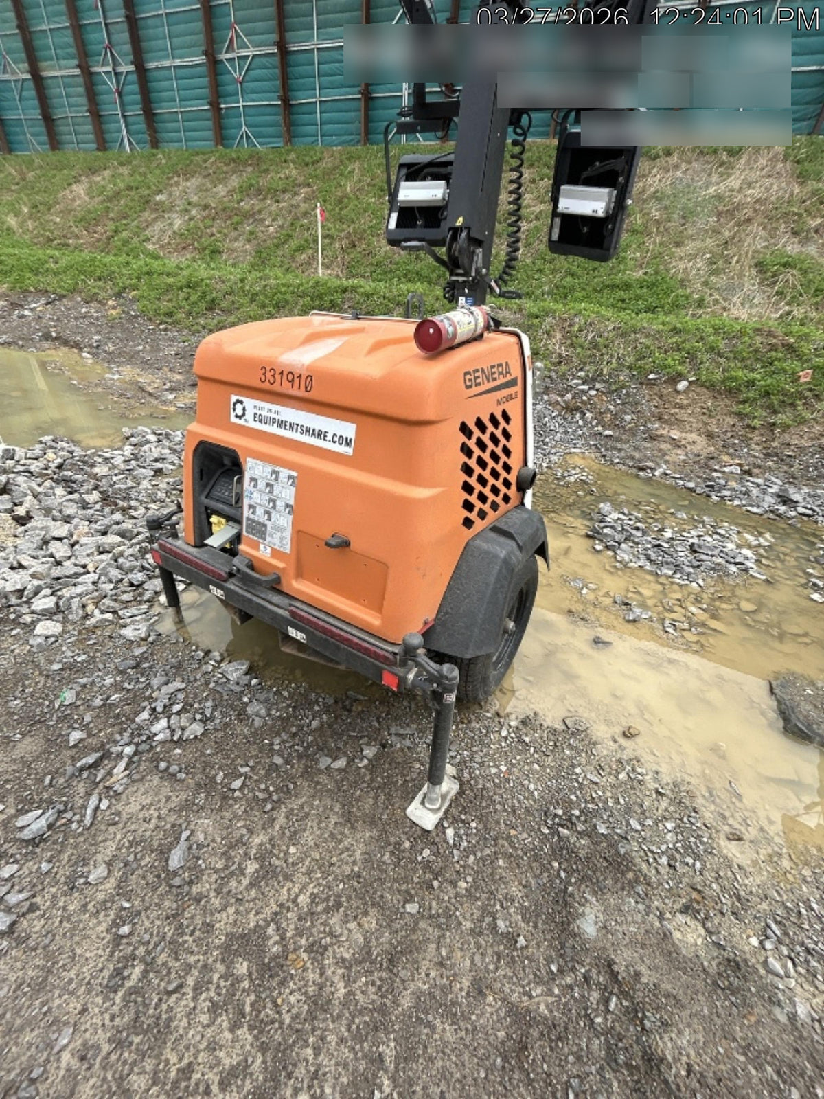 2023 Generac MLT2 Diesel, Flex Switch 120V Input, Powerzone Controller, (4) 320W LED Lights, 4kW Generator, 39.9 Gal Fuel Tank, 2" Ball, T3