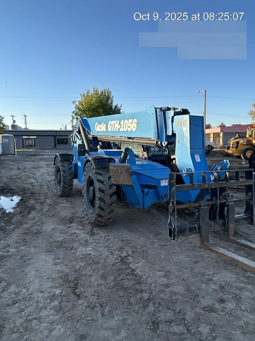 2018 Genie GTH-1056 Genie GTH-1056 w/Enclosed Cab w/HVAC, Work Lights, Solid Tires, Beacon, 60" Carriage and Forks