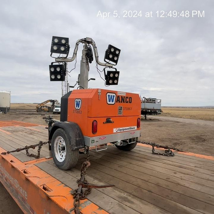 2023 Wanco WLTT-4MM4K Diesel, Deep Sea Controller, Shore Power Plug, Auto Start, (4) 350W LED Floodlights, 4kW Generator, 60 Gal Fuel Tank, 2" Ball, T3