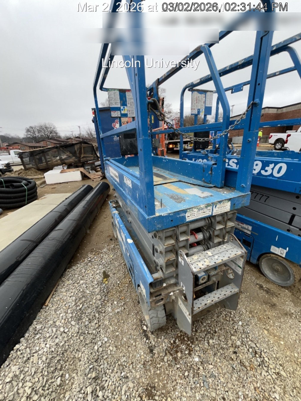 2018 Genie GS-1930 Genie GS-1930 w/Fixed Rail, Chain Entry