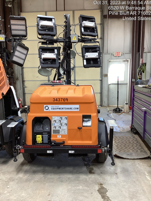 2023 Generac MLT2 Diesel, Flex Switch 120V Input, Powerzone Controller, (4) 320W LED Lights, 4kW Generator, 39.9 Gal Fuel Tank, 2" Ball, T3