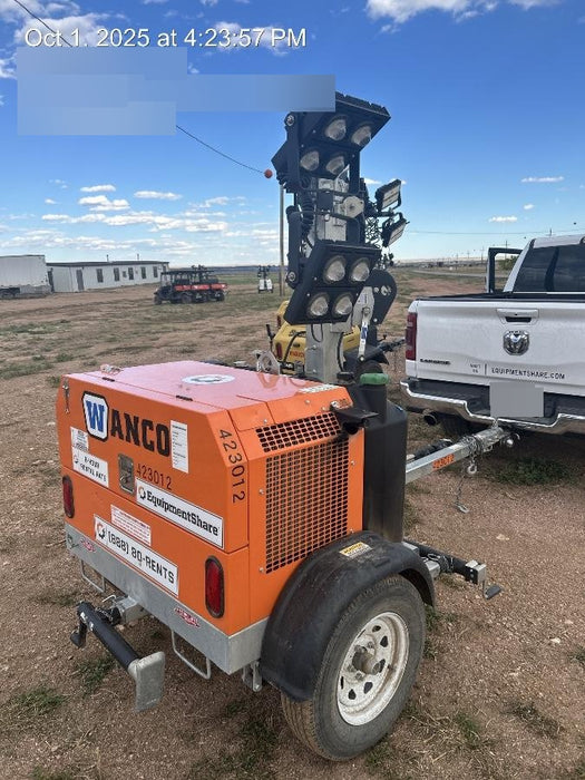 2024 Wanco WLTT-4MM4K Diesel, Deep Sea Controller, Shore Power Plug, Auto Start, (4) 350W LED Floodlights, 4kW Generator, 60 Gal Fuel Tank, 2" Ball, T3