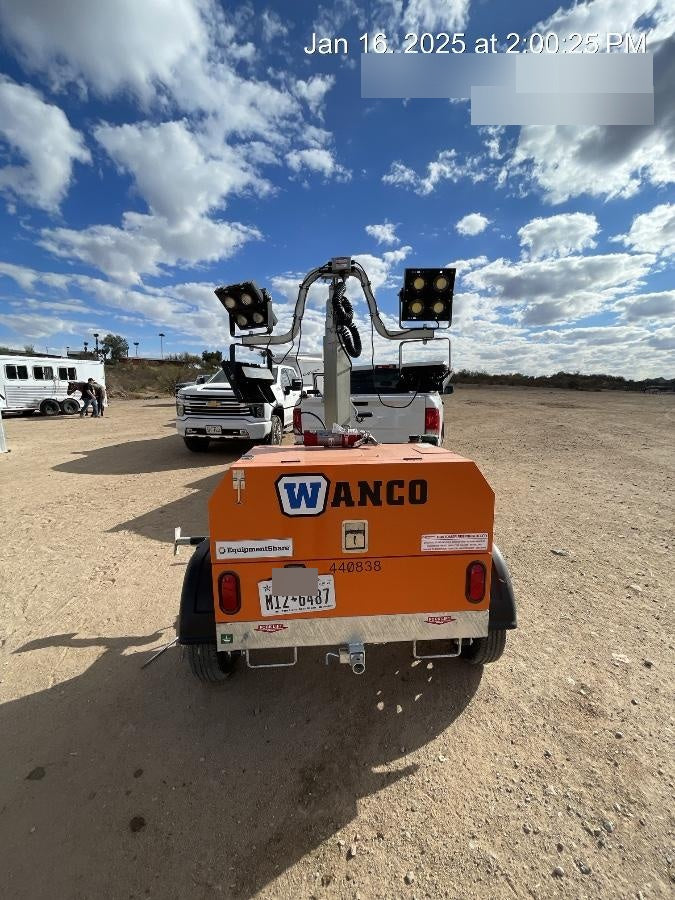 2024 Wanco WLTT-4MM4K Diesel, Deep Sea Controller, Shore Power Plug, Auto Start, (4) 350W LED Floodlights, 4kW Generator, 60 Gal Fuel Tank, 2" Ball, T3