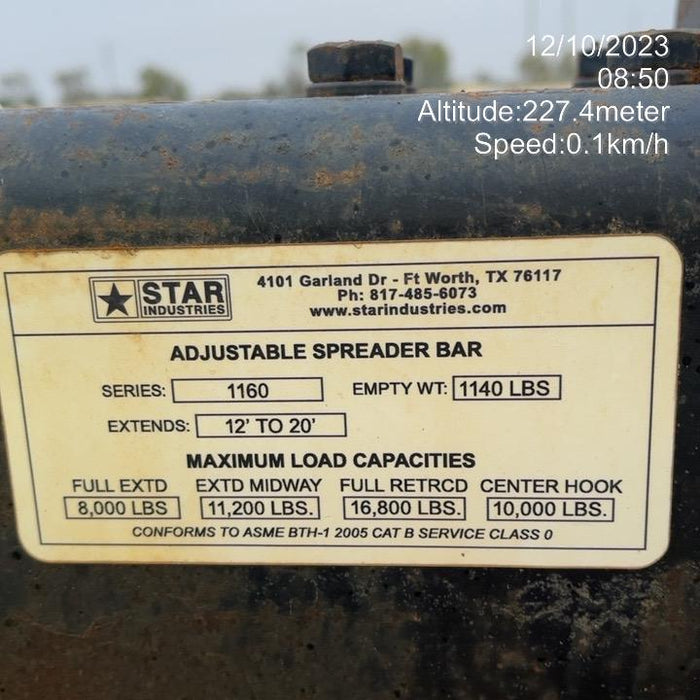 2021 STAR INDUSTRIES 1160B