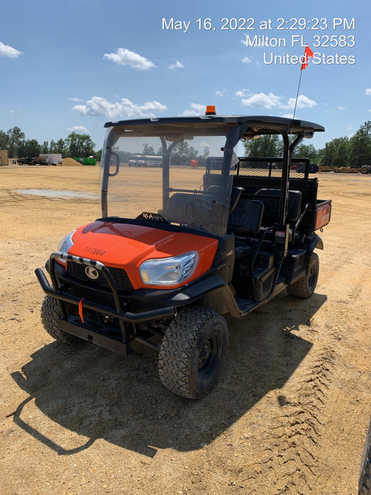 2020 Kubota RTV-X1140W-H 4WD, LED Strobe, Windshield Acrylic Clear, Plastic Canopy, Wire Harness Kit, Backup Alarm