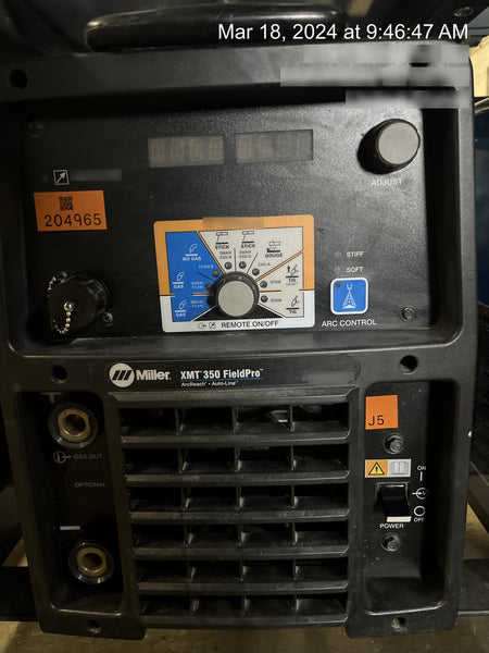 2021 MILLER ELECTRIC XMT 350