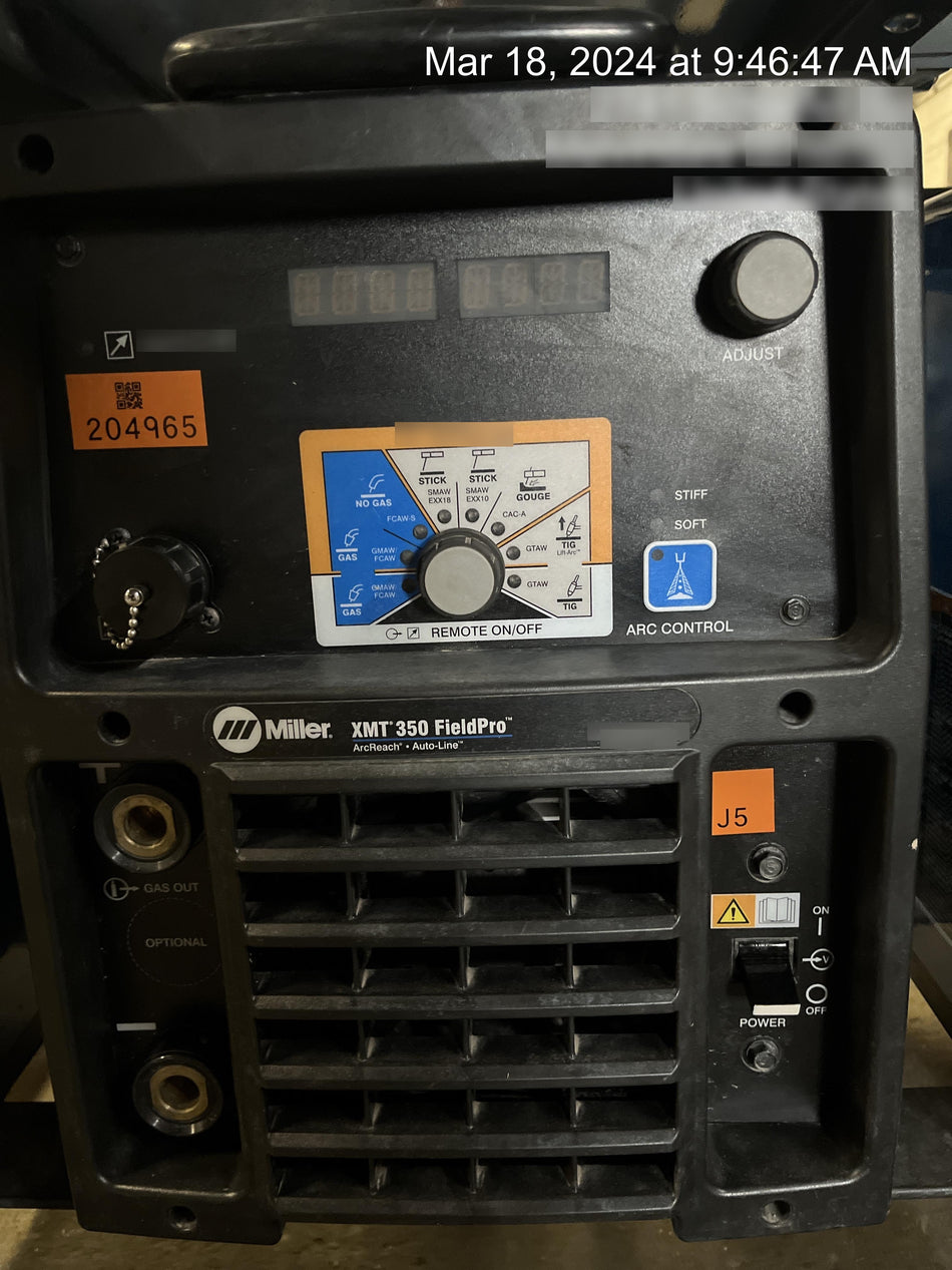 2021 MILLER ELECTRIC XMT 350