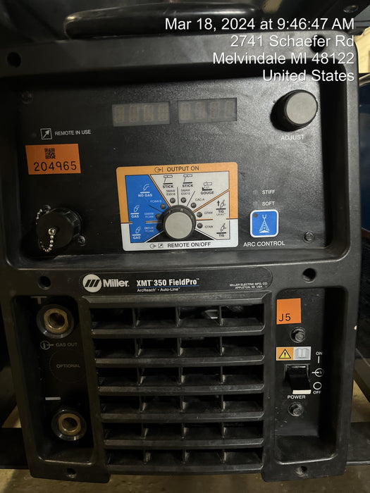 2021 MILLER ELECTRIC XMT 350