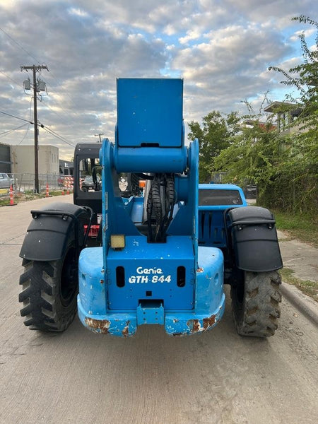 2018 Genie GTH-844 Genie GTH-844D w/Open ROPS, Solid Tires, Work Light/Beacon, 60" Carriage and Forks