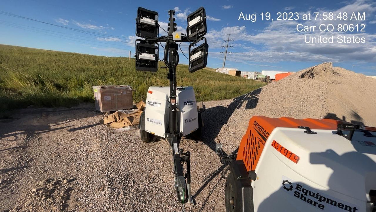 2023 Generac MLT2 Diesel, Flex Switch 120V Input, Powerzone Controller, (4) 320W LED Lights, 4kW Generator, 39.9 Gal Fuel Tank, 2" Ball, T3