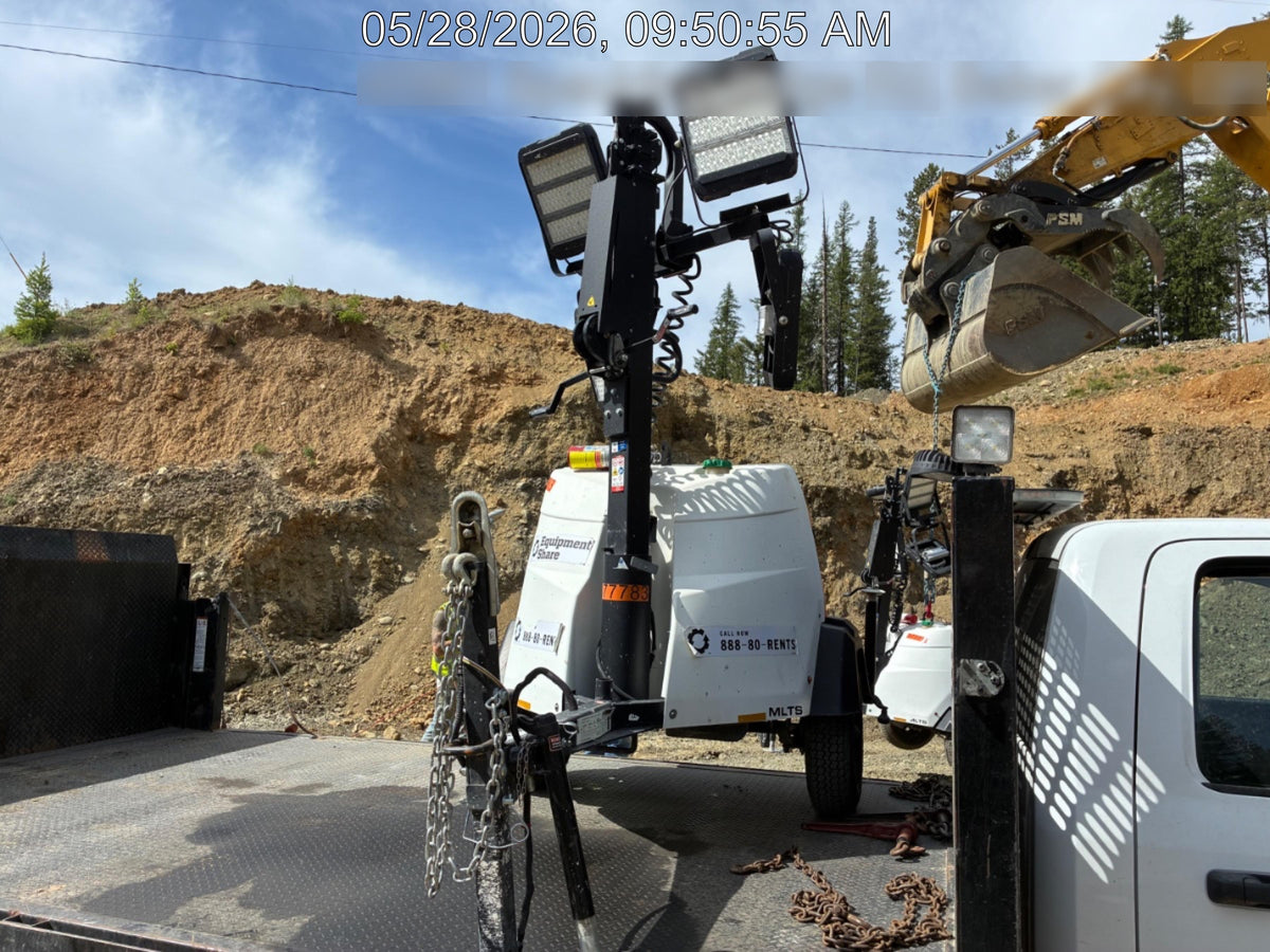 2023 Generac MLT2 Diesel, Flex Switch 120V Input, Powerzone Controller, 
(4) 320W LED Lights, 4kW Generator, 39.9 Gal Fuel Tank, 2" Ball, T3