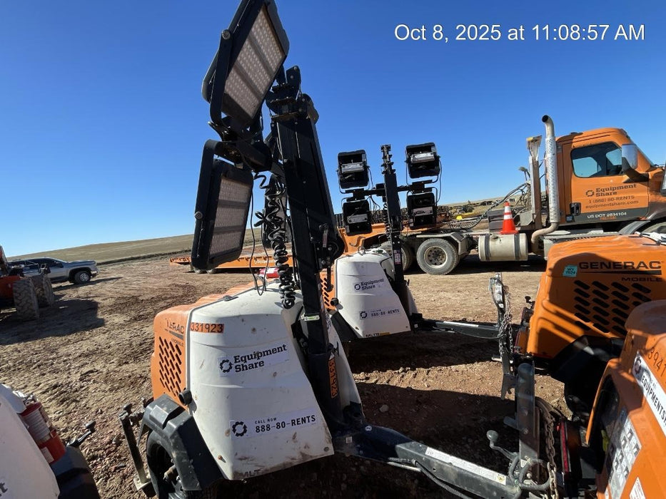 2023 Generac MLT2 Diesel, Flex Switch 120V Input, Powerzone Controller, (4) 320W LED Lights, 4kW Generator, 39.9 Gal Fuel Tank, 2" Ball, T3