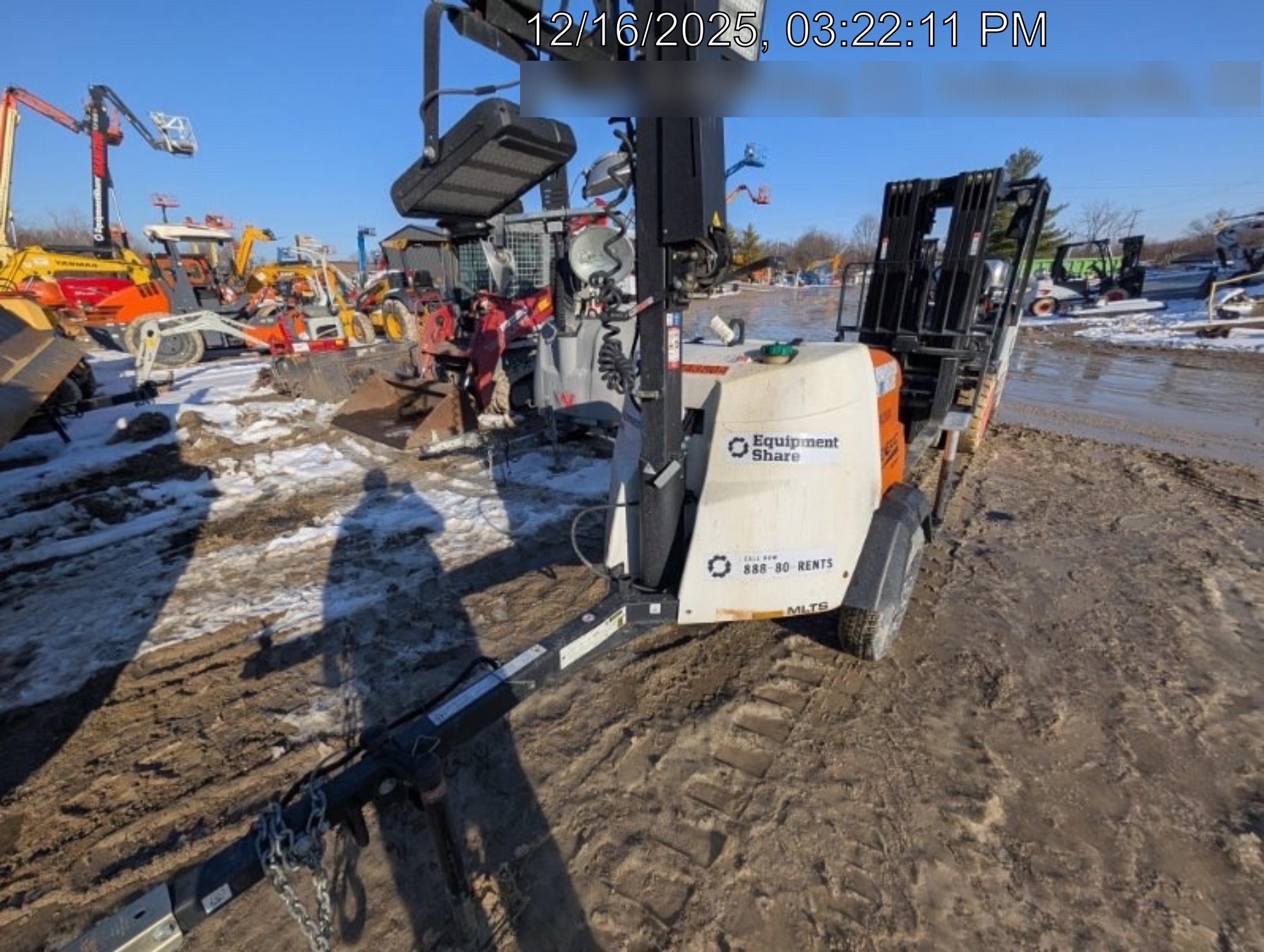 2023 Generac MLT2 Diesel, Flex Switch 120V Input, Powerzone Controller, (4) 320W LED Lights, 4kW Generator, 39.9 Gal Fuel Tank, 2" Ball, T3