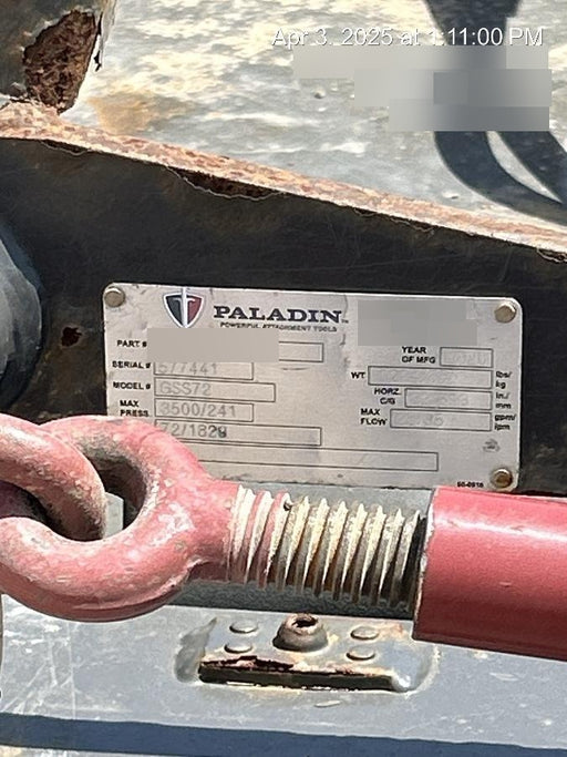 2020 PALADIN 30372A-0022