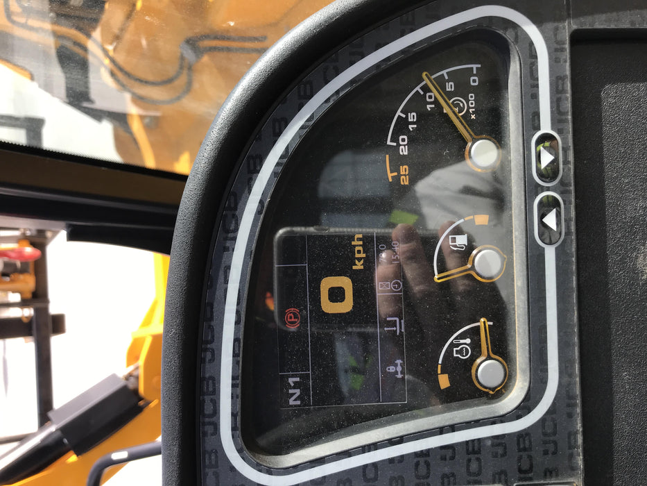 2019 JCB 510-56 Canopy, 74 HP, Solid Tires, STD Worklight, Beacon, Aux Hydraulics, Lifting Eye, Back up Alarm w/66" Carriage/60" Forks