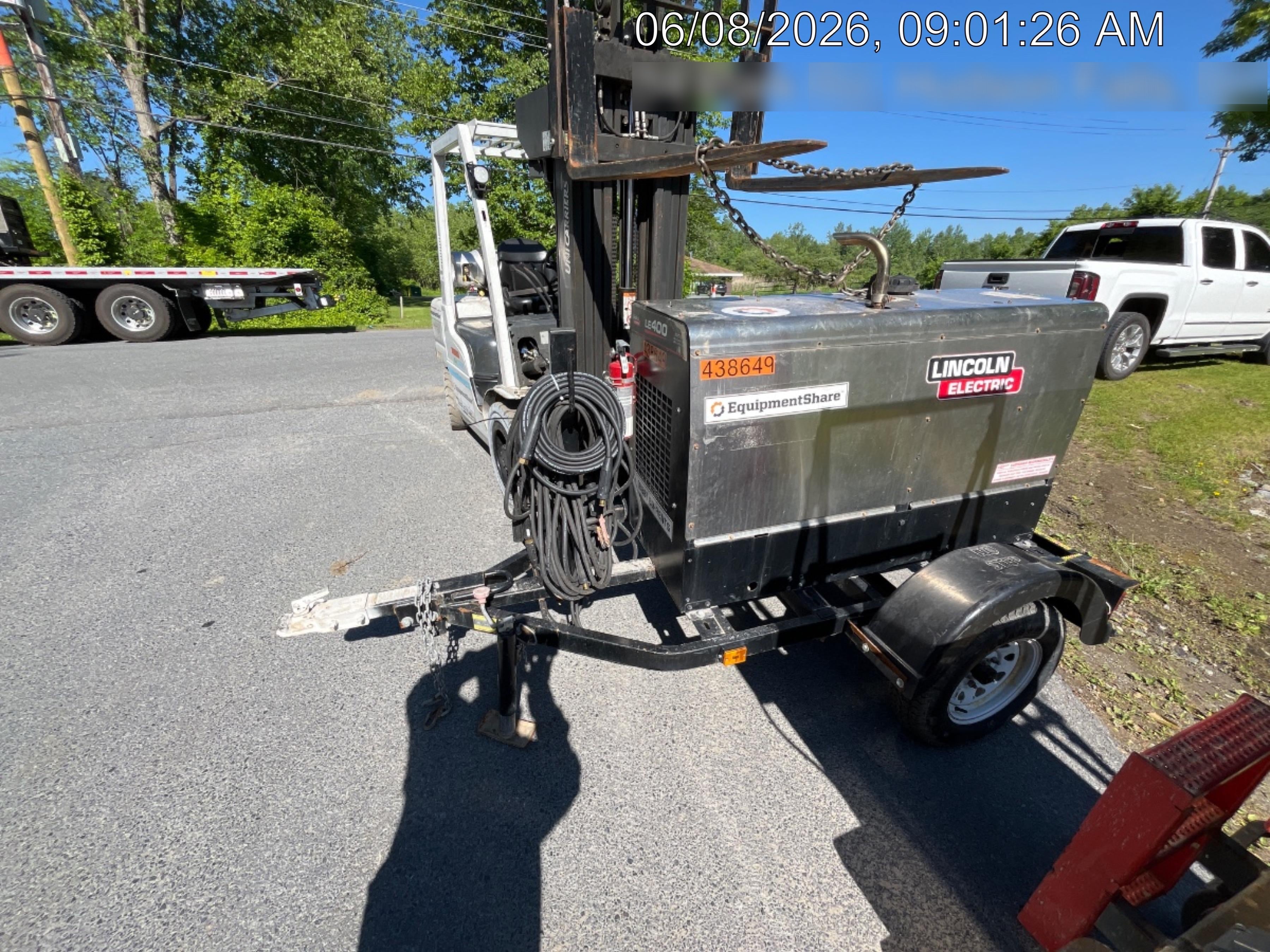 2024 Lincoln Electric LE400 Kubota V1505, Trlr, Cable Rack, Light Kit, ES Decals, T3