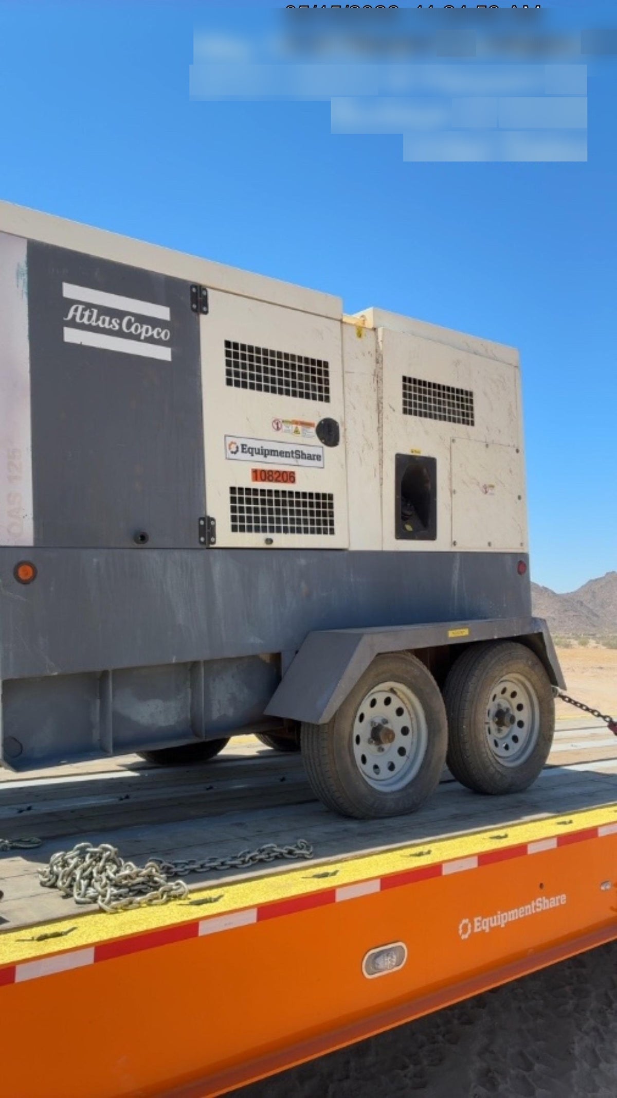 2020 ATLAS COPCO QAS 125