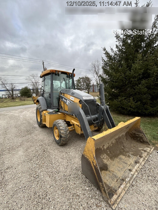 2020 John Deere 310LEP Cab/Heat/Air, 4WD, Standard Stick, Pilot Controls, 2 Way Hydraulics, TAG Manual QC