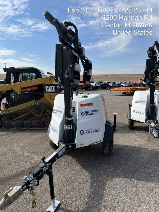 2024 Generac MLT2 Diesel, Flex Switch 120V Input, Powerzone Controller, 
(4) 320W LED Lights, 4kW Generator, 39.9 Gal Fuel Tank, 2" Ball, T3