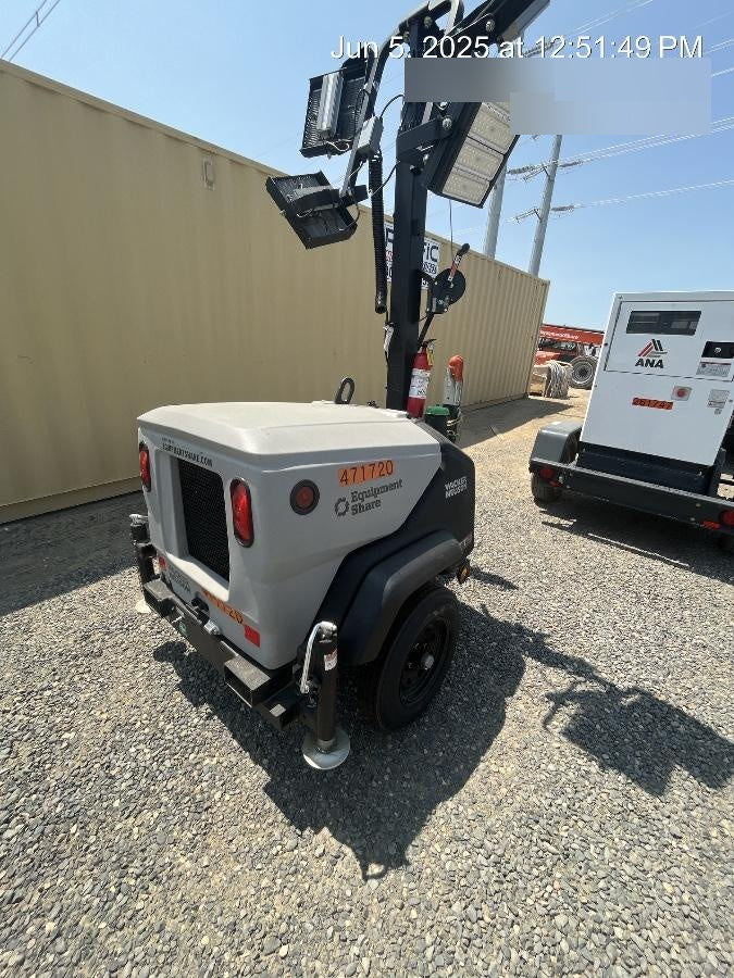 2024 Wacker Neuson LTT4 Diesel, Kohler KDW702, Deep Sea Controller, Auto Start, LED 320W, Bypass Outlet, T3