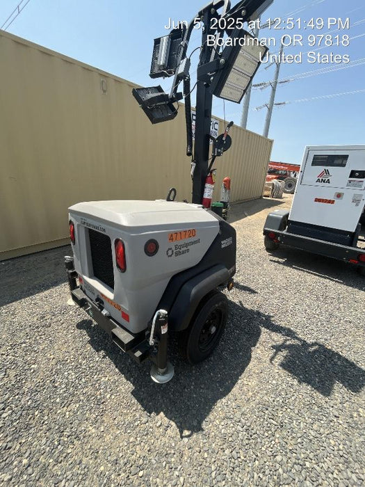 2024 Wacker Neuson LTT4 Diesel, Kohler KDW702, Deep Sea Controller, Auto Start, LED 320W, Bypass Outlet, T3