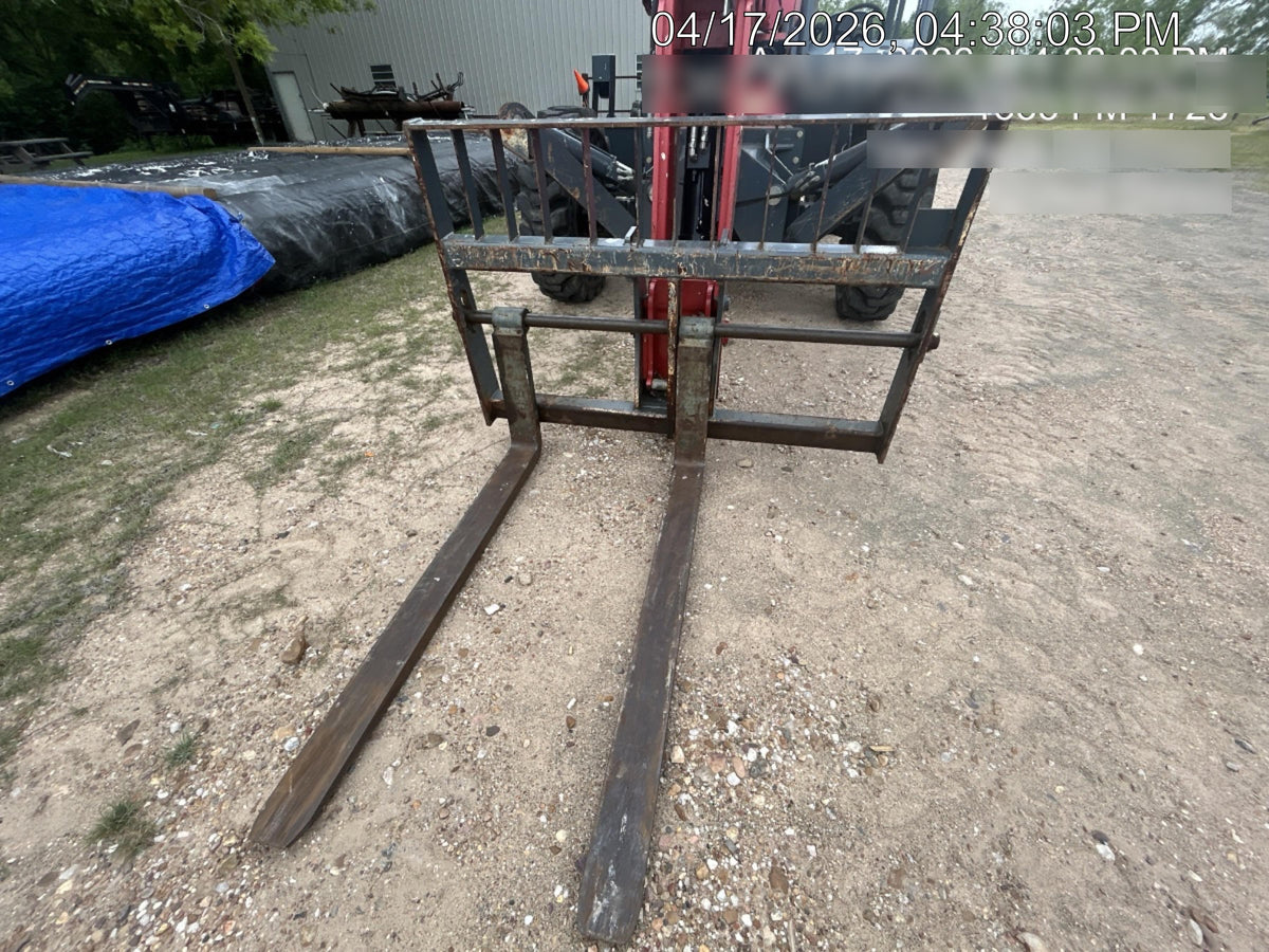 2018 Manitou MTA10055 Manitou MTA 10055 w/Cab/Heat/AC, Work Lights/Strobe, Aux Hyd, Solid Tires, Lift Hook, 66" Carriage, 60" Forks
