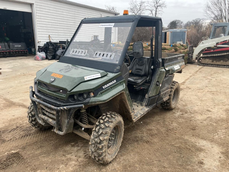 2021 Yanmar YU1000 Canopy, Steel Wheel, Poly WindShield, Beacon, Backup Alarm