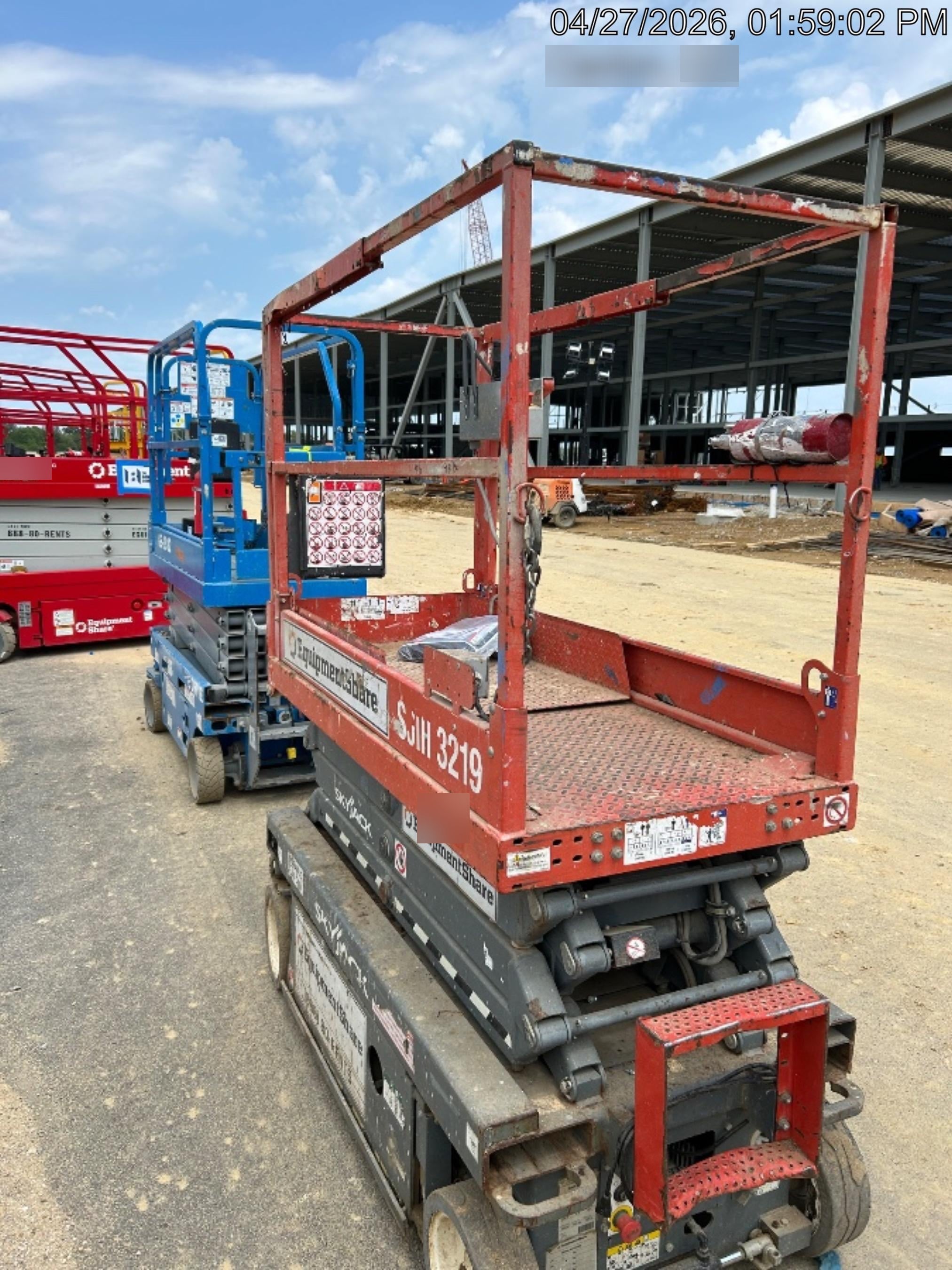 2019 Skyjack SJIII-3219 Standard Options, Trojan Batteries
