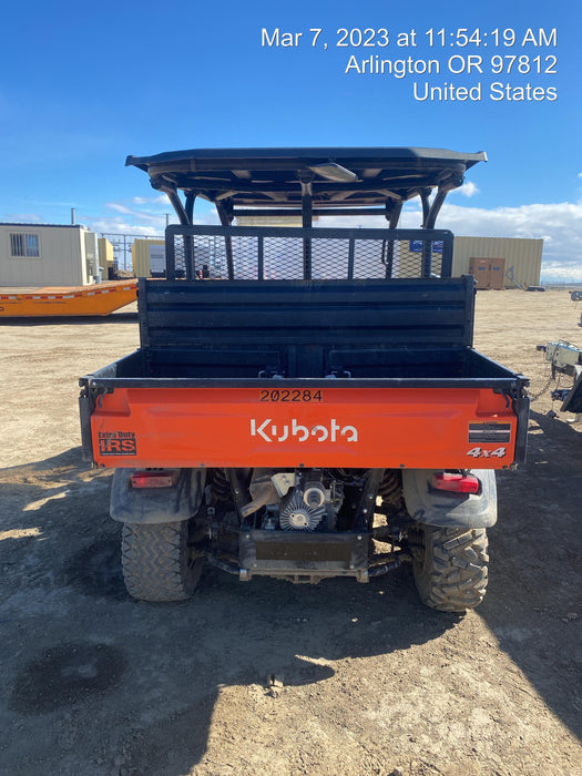 2022 Kubota RTV-X1140W-H Plastic Canopy, Windshield Acrylic Clear, LED Strobe Light, Wire Harness Kit, Back up Alarm