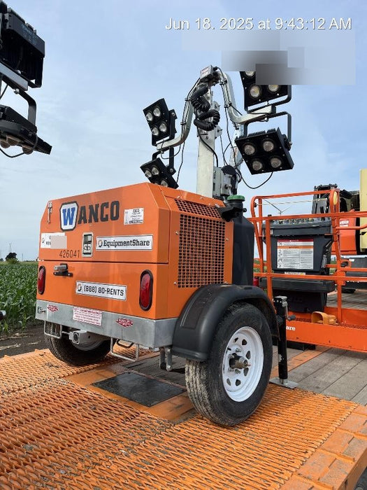 2024 Wanco WLTT-4MM4K Diesel, Deep Sea Controller, Shore Power Plug, Auto Start, (4) 350W LED Floodlights, 4kW Generator, 60 Gal Fuel Tank, 2" Ball, T3