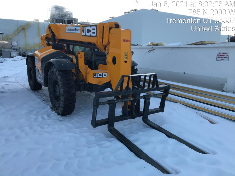 2020 JCB 509-42 Canopy, Solid Tires, Work Lights, Beacon, Aux Hydraulics, Back up Alarm, Lifting Eye, ES Decals