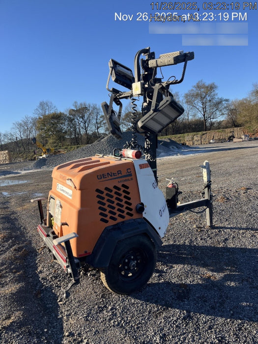 2023 Generac MLT2 Diesel, Flex Switch 120V Input, Powerzone Controller, 
(4) 320W LED Lights, 4kW Generator, 39.9 Gal Fuel Tank, 2" Ball, T3
