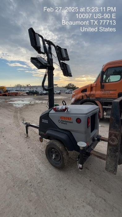 2024 Wacker Neuson LTT4 Diesel, Kohler KDW702, Deep Sea Controller, Auto Start, LED 320W, Bypass Outlet, T3