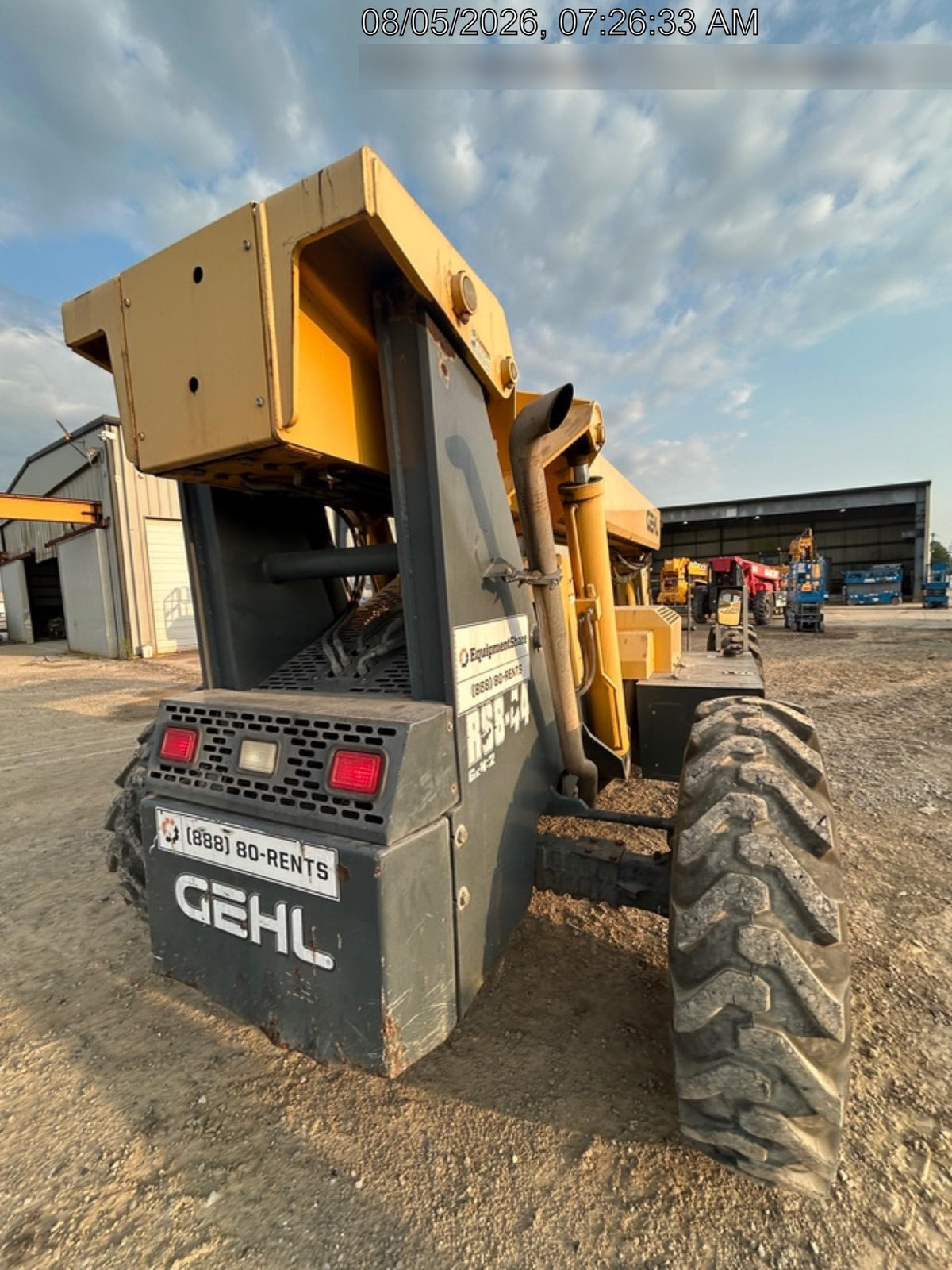 2016 Gehl RS8-44 Standard Rental Specs