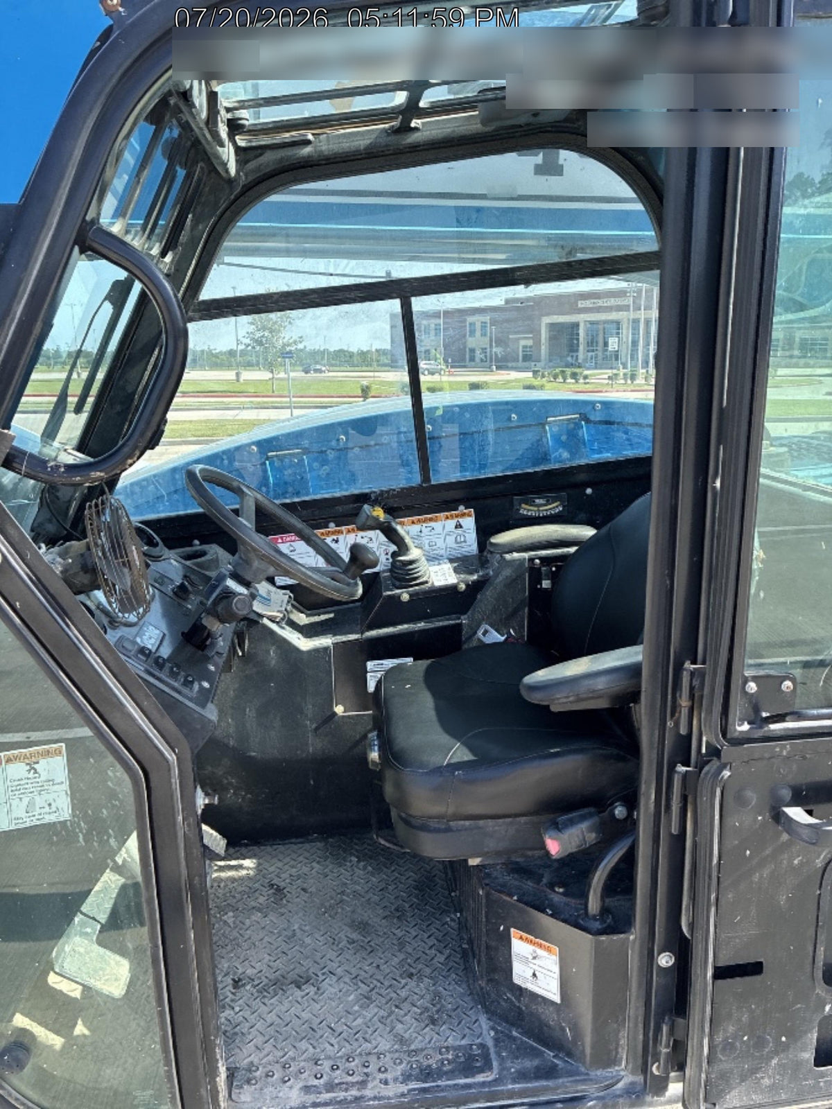 2019 Genie GTH-844 Cab/Heat/AC, Solid RT Tires, LED Work Lights, Beacon 60" QA Carriage, 48" Forks