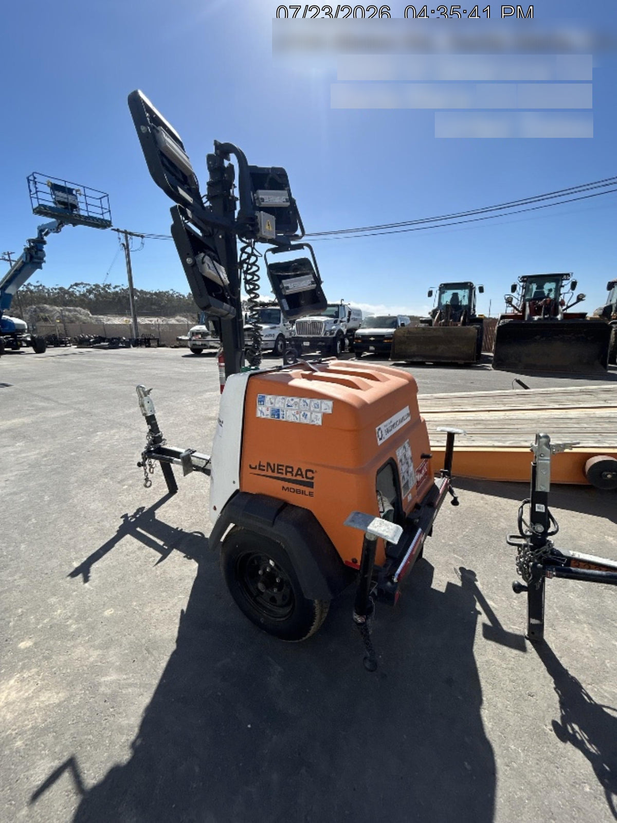 2023 Generac MLT2 Diesel, Flex Switch 120V Input, Powerzone Controller, (4) 320W LED Lights, 4kW Generator, 39.9 Gal Fuel Tank, 2" Ball, T3