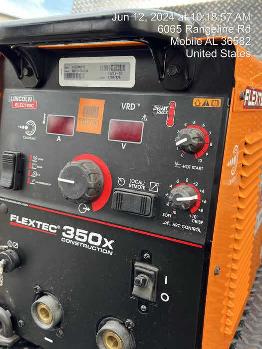 2022 LINCOLN ELECTRIC FLEXTEC 350X