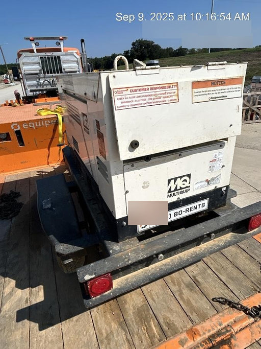 2019 Multiquip DLW400ESA4 Dual Pack, Trailer Mounted