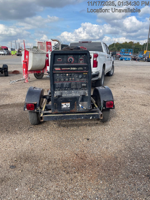 2021 Lincoln Electric Vantage 322 Vantage 322 Ready Pak 3 w/ Decals, ORANGE (includes trailer, cable rack, fender light kit) NO Telematics