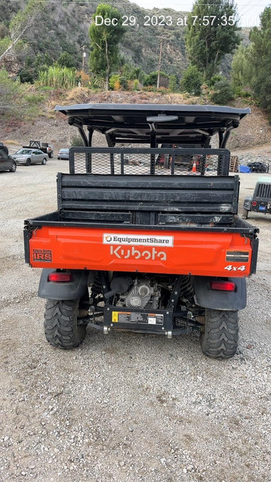 2022 Kubota RTV-X1140W-H Plastic Canopy, Windshield Acrylic Clear, LED Strobe Light, Wire Harness Kit, Back up Alarm